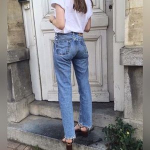 Vintage late 80’s High Rise Levis